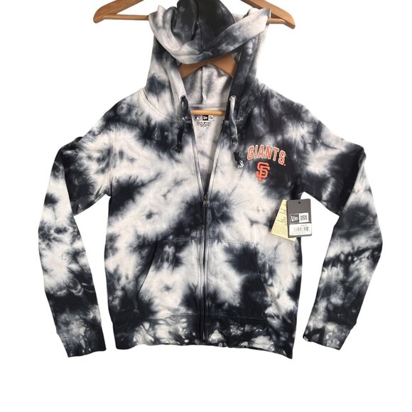 San Francisco Giants Hoodie Womens Small MLB Baseball Tie Dye New Era Pullover - Picture 1 of 14